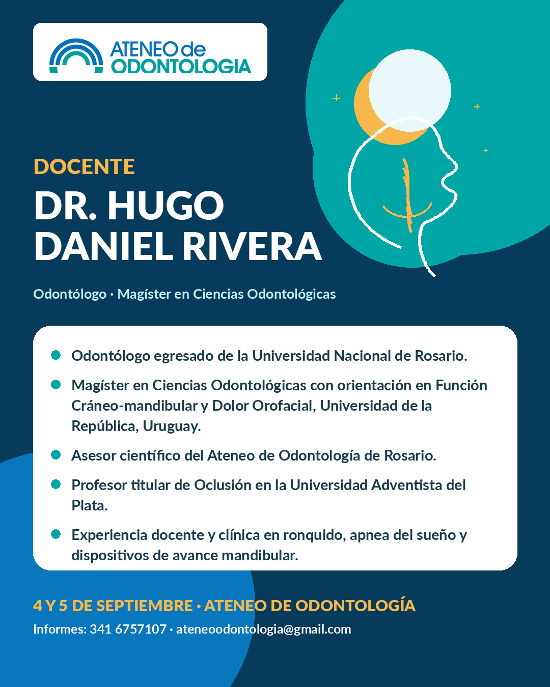 Presentación del docente Dr. Hugo Daniel Rivera